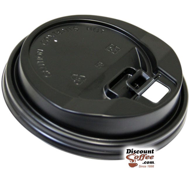 SIP LID FOR HOT 12/16 OZ (BLACK 1X100)