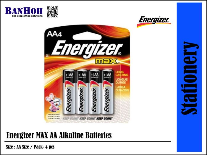 ENERGIZER AA X4PCS